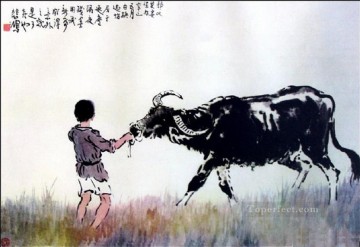 Xu Beihong corydon sobre hierba chino antiguo Pinturas al óleo